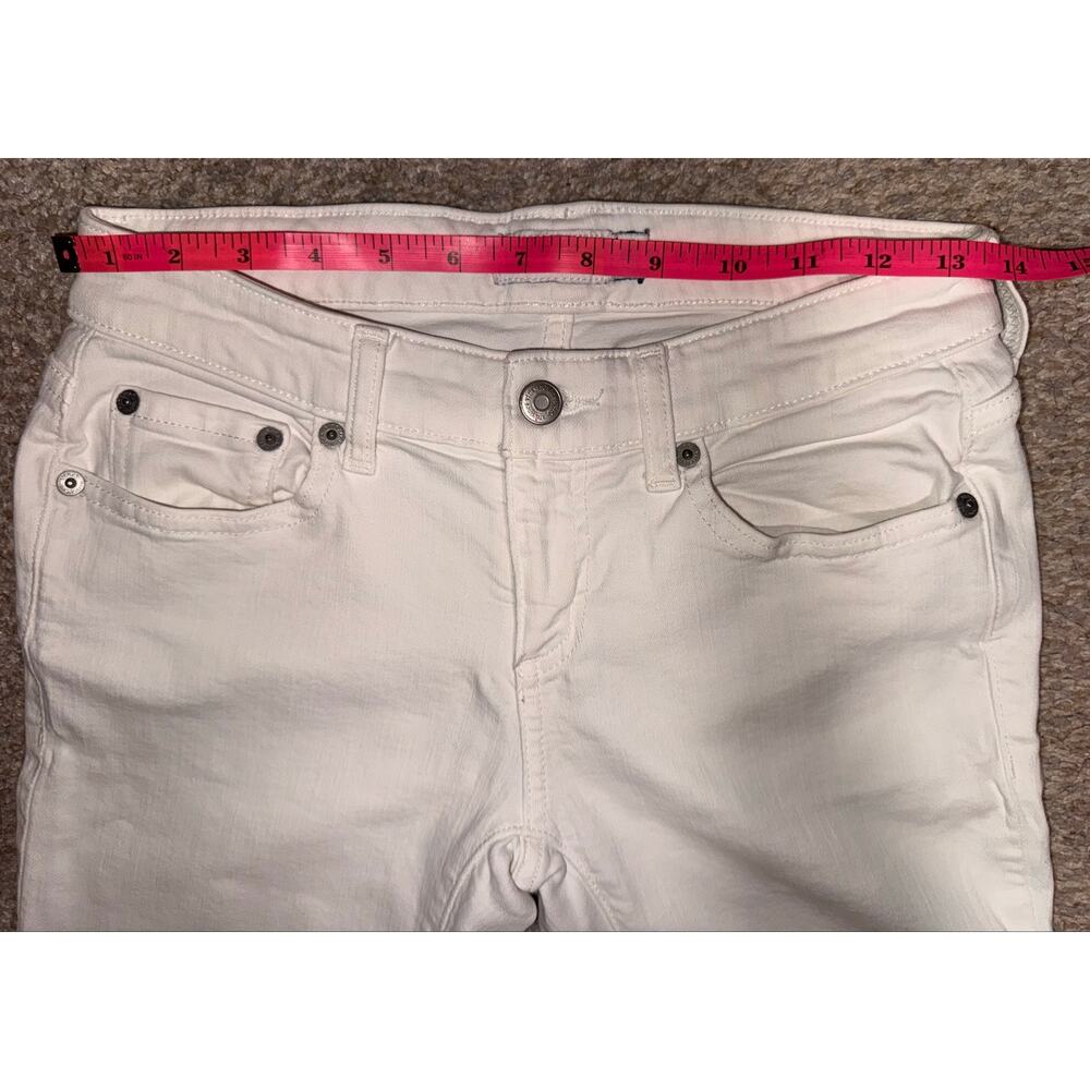 Vineyard Vines White Skinny Jeans Women’s Size 0 Stretch Mid Rise Ankle Denim - Picture 9 of 9